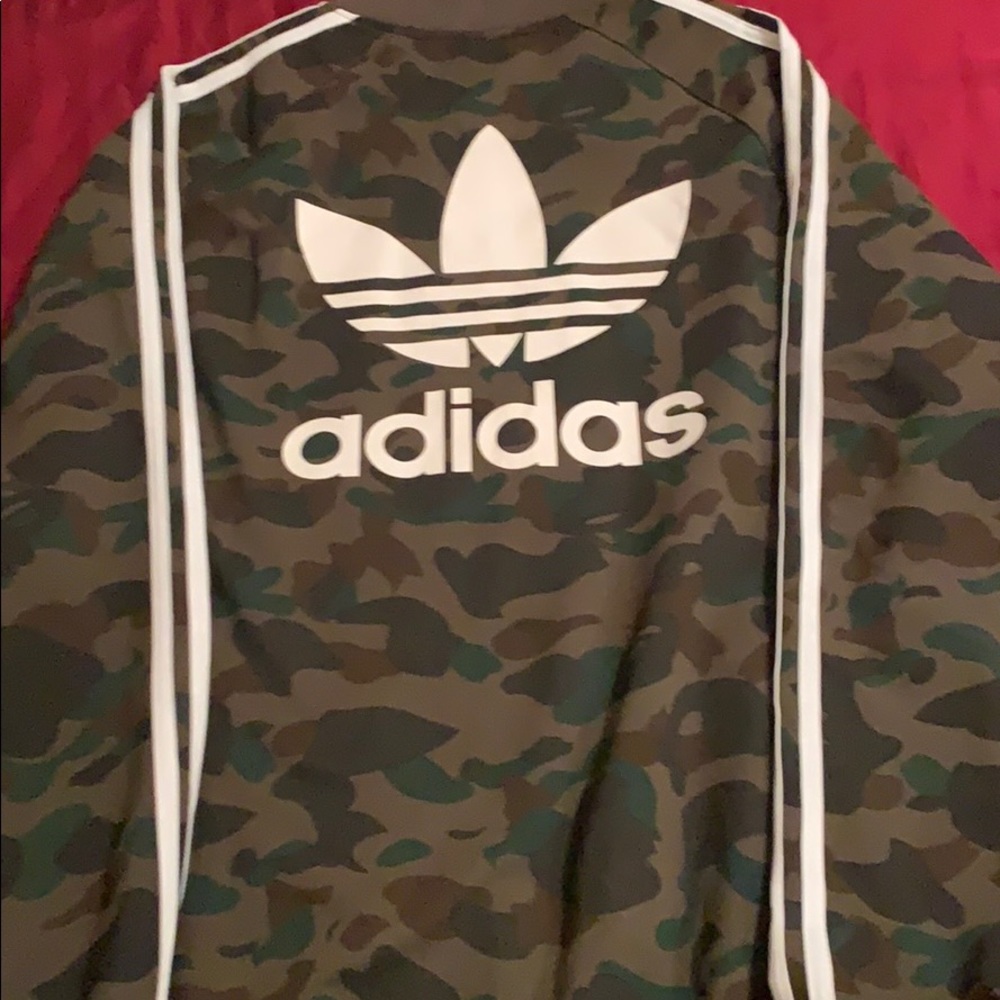 Adidas tracksuit green camouflage bape - Picture 3 of 5